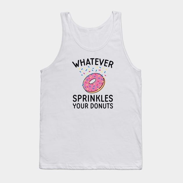 Sprinkles Your Donuts Tank Top by VectorPlanet